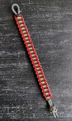 Handmade «Modified Cobra» Paracord Bracelet for a 7 3/4″ Wrist