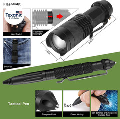 Survival Kit 17 in 1, Survival Gear and Supplies for Adult Teen Men, Survival Ca