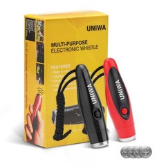 UNIWA Electronic Whistles, 2 Pack Handheld 3 Tone High Volume Electric Whistl…