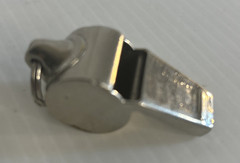 Vintage 1.5″ The Acme THUNDERER Made in England Chrome Metal Life Guard Whistle