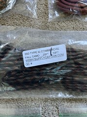 LOT OF 6 BROWN 550 7 Strand Paracord BLACK TAN GOLD GRAY YELLOW MADE IN THE USA