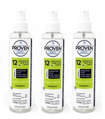 3 ~ Proven 12 HR Insect Repellent Liquid For Mosquitoes & Ticks Unscented 6 oz