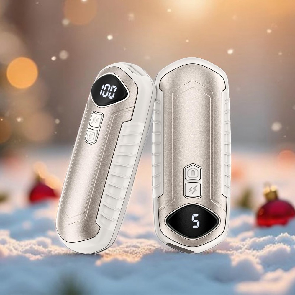 Hand Warmer Rechargeable 2 Pack, Electric Portable Heater 6000mAh, Tasc…