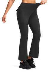 ISEEGZ Women’s Hiking Pants Fleece Lined High Waisted X-Large, A-black