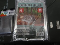 Emergency Blanket Mylar, Shelter P-38 & P-51 Survival BOB Bug Out Kit Hurricane