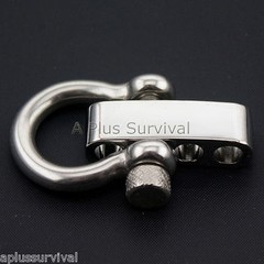 5mm Stainless Steel Bow Shackle & Adjuster Bar – Paracord Bracelet Gun Sling