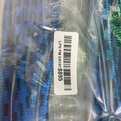 Weaver Leather Kid’s Braided Nylon Waxed Rope Blue/Black 5/16″ X 20 NEW