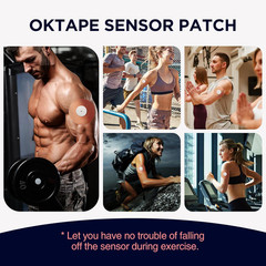Adhesive Patches for Freestyle Libre 1/2 – 15 PCS, Waterproof & Sweatproof CGM S