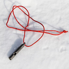 Titanium Emergency Whistle with Lanyard Outdoor Camping Exploring Portable Loud