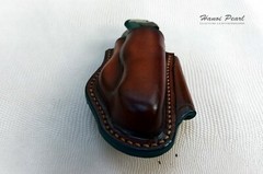 Custom Horizontal Cross Draw Sheath for Victorinox One Hand Soldier 2008 Knife