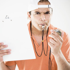 Whistle, Sports Whistles with Lanyard, Loud Crisp Sound Whistle Bulk Ideal for C
