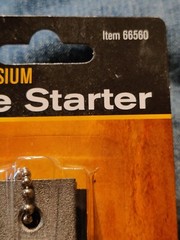3 IN MAGNESIUM BLOCK FLINT FIRE STARTER W/ METAL BLADE WILDERNESS SURVIVAL NEW