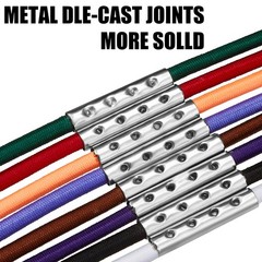 8 Pieces Elastic Trash Can Rubber 8 Count (Pack of 1), 8 different colors