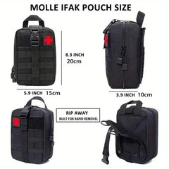 142Pc Emergency Survival Kit First Aid Kit Professional Survival Gear Equipment
