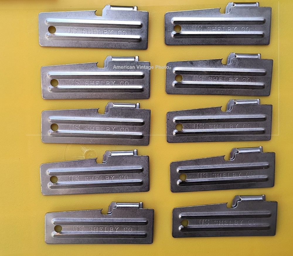 10 Pack P-51 Can Opener Stainless USA Shelby Co for Camping Scout Mess Kit