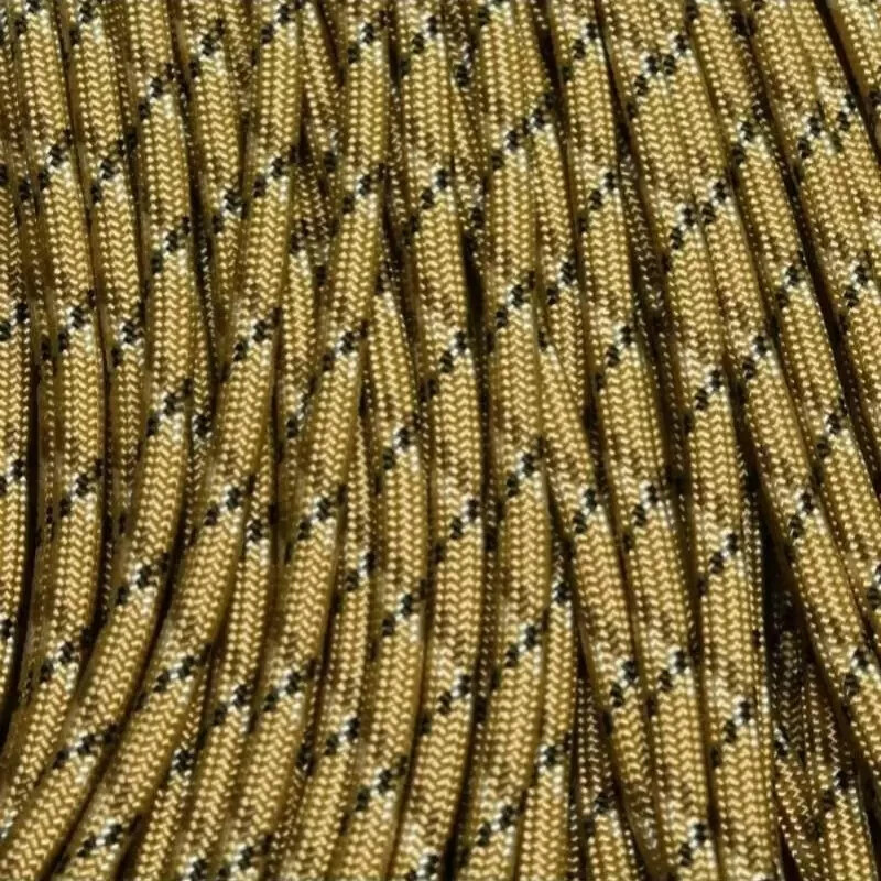550 Paracord Golden Desert Camo Pattern 100 FT USA MADE & SELLER