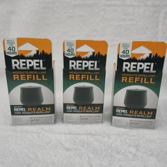 Repel Realm Zone Mosquito Repellent Refill Unscented 40 Hours Each Lot Of 3