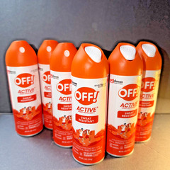 OFF! Active Insect Repellent Liquid Sweat Resistant Repels Mosquitoes 6 oz 6 Pk