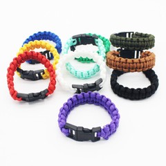 Paracord Survival Bracelet Wristband Military Emergency Camping Hiking Rescue