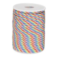100 Feet Paracord Rope 550lb, 7 Strand Parachute Cord 4mm Paracord Rainbow