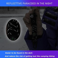 750LB Reflective Paracord Rope 100ft/500ft/1000ft – Heavy Duty Survival Camping