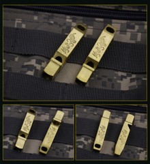 Vintage Brass Whistle Emergency Survival EDC Safety Whistle Flower Carved Gift