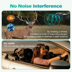 Elook Upgraded Deer Whistles for Car, Deer Horn for Car, Save Deer Whistle for V