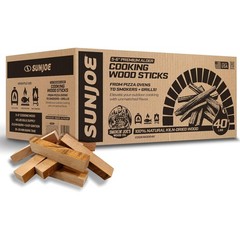 Sun Joe Cooking Sticks, Natural Kiln-Dried Alder Wood for Pizza Ovens COOKWOOD40