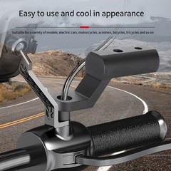 Motorbike Accessories Mounting Bracket Extension Mount Bracket Aluminum Holder