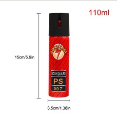 4 Bottles Pepper Spray for Self Defense Max Strength 3.7oz FlipTop