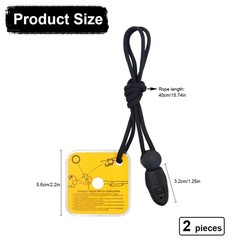 2 Pack Signal Mirror, Survival Mirror with Whistle, Emergency Reflective …
