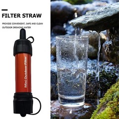 Camping & Survival Emergency Outdoor Portable Water Filter for Hiking – Emergenc
