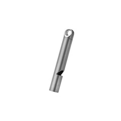 Titanium Alloy EDC Whistle Outdoor Survival Rescue Tool High Decibel Keychain