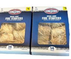 Fire Starters Kingsford 2 Pk Bundle Natural Hardwood