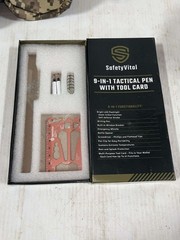 Survival Kit, Emergency Survival Gear, Easily Stowed. New