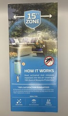Brand New – THERMACELL Patio Shield Mosquito Protection GLACIAL BLUE