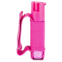 Sabre The Runner 0.67 Oz Pepper Gel/Spray Black w/Hand Strap Pink Aerosol Can