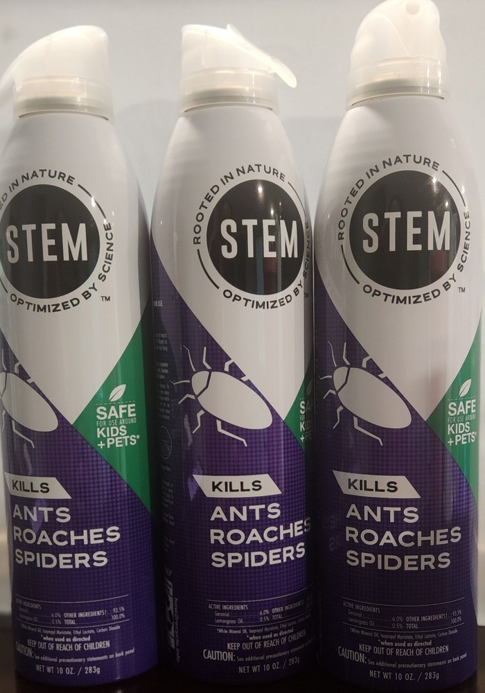 Lot Of 3 STEM Insect Spray 10 oz!