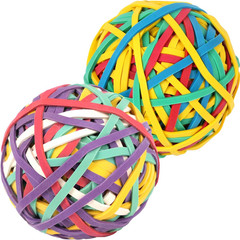 AMUU Rubber Band Ball 2 Pack Size 33 Rubber Bands 300Pcs Wide Strong | Colors Ru