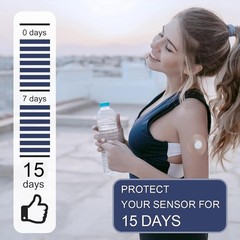 100Pcs Sensor Covers Waterproof Adhesive Patches for Freestyle Libre 2 3 CGM