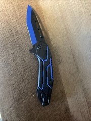 Outdoor Survival Camping And Knife Blue/Black Color