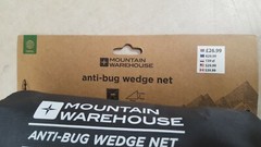 Mountain Warehouse Unisex Anti Mosquito Polyester White Net – 210x70x120 cm