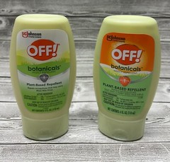 (2)-OFF Botanicals Insect Repellent Lotion-Plant Based Mosquito Repellent 4 oz