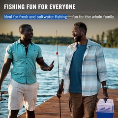 Vipfish 448-Pcs Fishing Lures Kit – Complete Large 448PCS-Blue, 448PCS-Blue