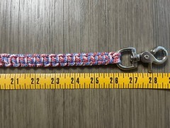 Correctional 550 paracord lanyard. RED WHITE and BLUE