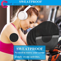 50 Pack Waterproof Sensor Covers for Freestyle Libre 2/3,CGM Adhesive Patches wi
