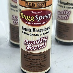 5-BUGG Spray Insect Repellant 25% DEET Mosquitoes Flies Ticks Clean Scent 4oz