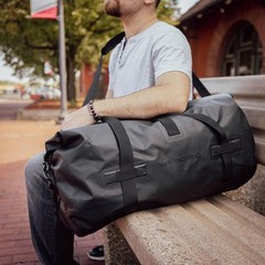 Faraday Dry Duffel Bag Stealth Black 55L EMP and RF/EMF Shielding