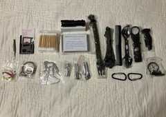 20 Piece Supply Kit for Camping, Hiking, and Car Travel -Portable-New in Case