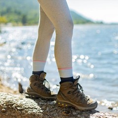 Dr. Motion Compression Crew Socks For Women Outdoor Hiking 9-11, Assorted C